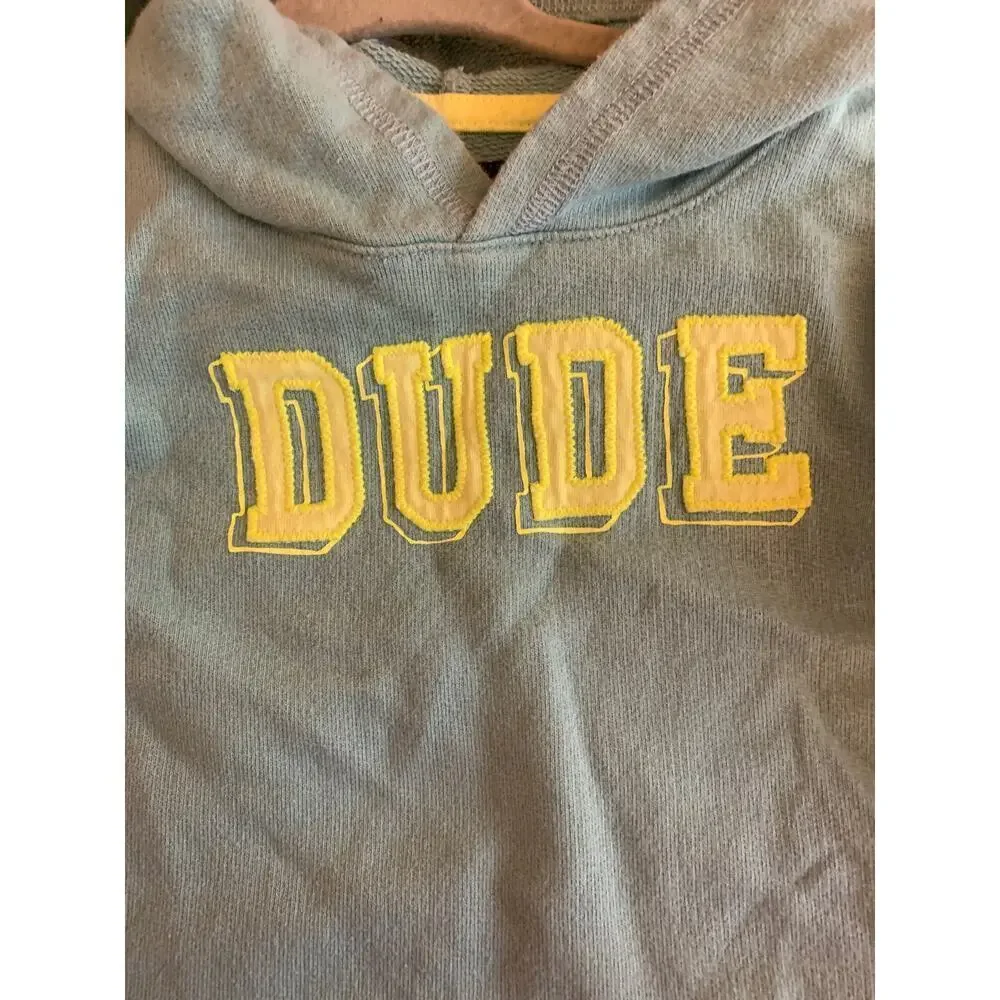 BABY B’GOSH Boy’s “Dude” Hooded Pullover / Size: 24 Months